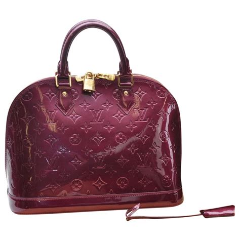 louis vuitton patent leather handbag